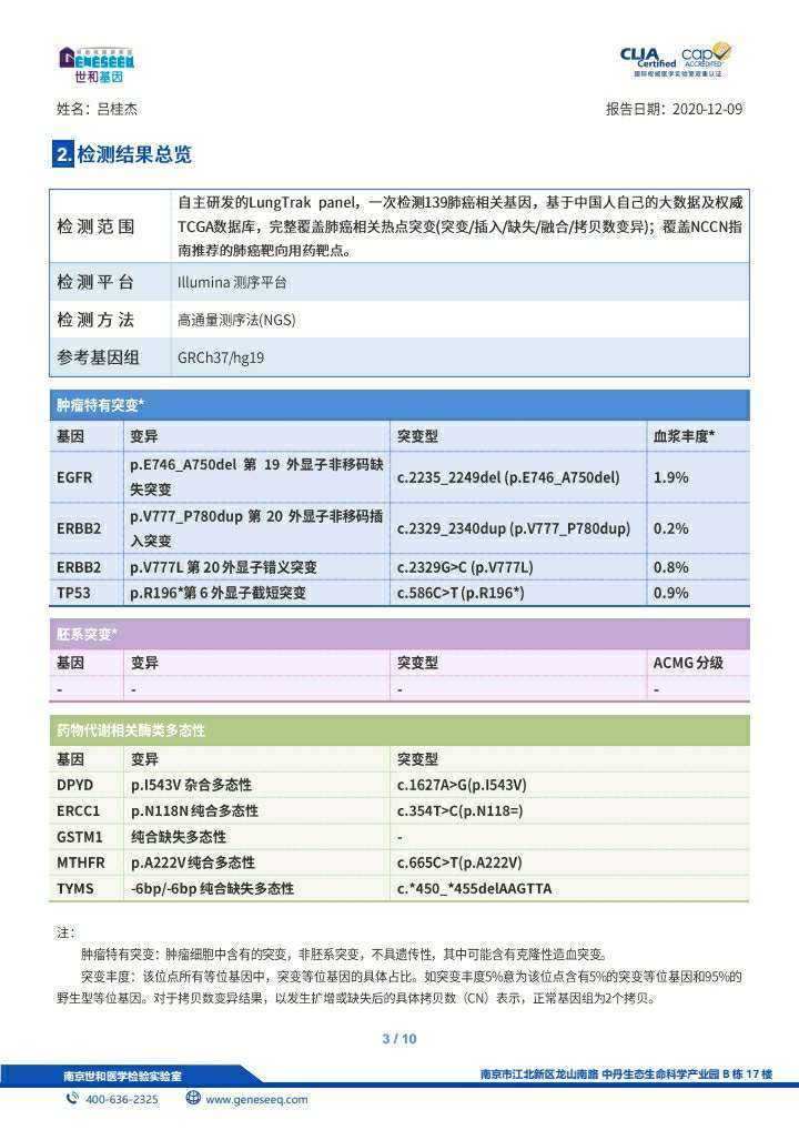 奥希替尼耐药的基因检测结果-肺癌康复圈-觅健