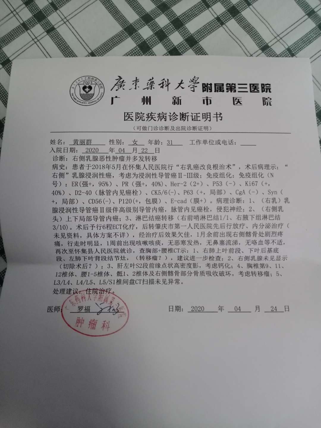 本人在农村,求各位姐妹有没有比较好的医院和治疗方案告知下,0505