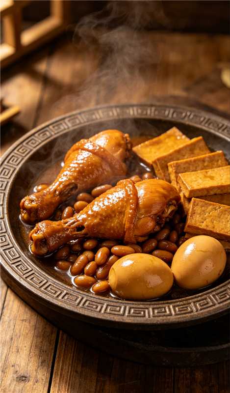 健康食谱：简易卤味拼盘（鸡腿/豆干/蛋）